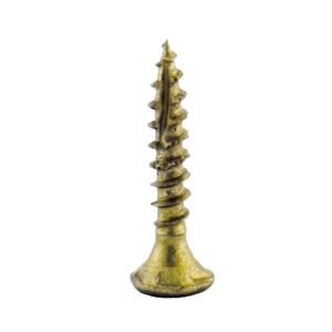 (5 LB, 1305 PCS) #8 x 1" Premium Outdoor Deck Dura-Screws, Rust Resistant, Branze Flat Torx Star Drive Head Coarse Thread Exterior Coated Dura-Screws