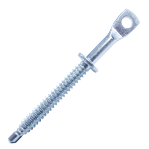 (500-Pack) 3.25" Eye Lag Self tapping Drilling point Dura-Screws Zinc